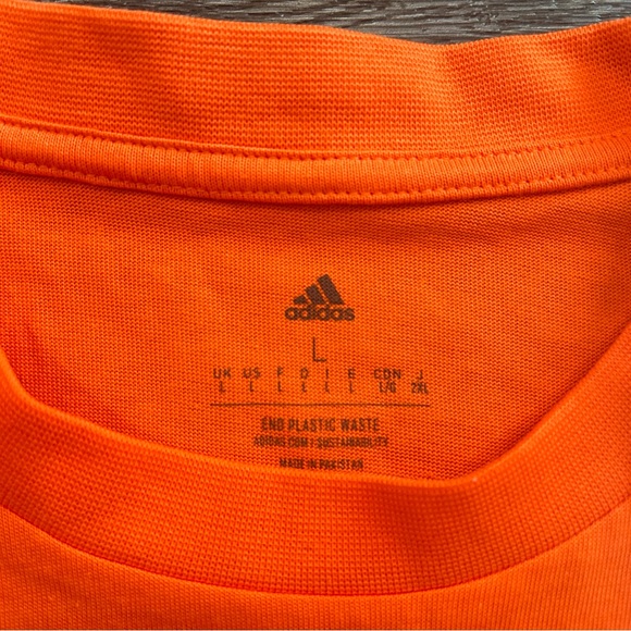Adidas Aeroready Orange Athletic T-Shirt - Picture 7 of 8